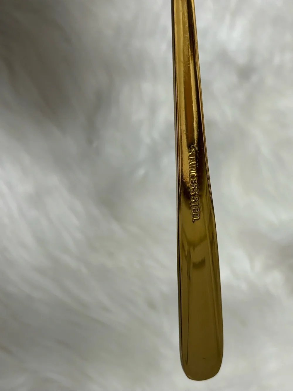 Gold Stainless Steel Cake Pie Server with Floral Floral Handle Glossy Finish